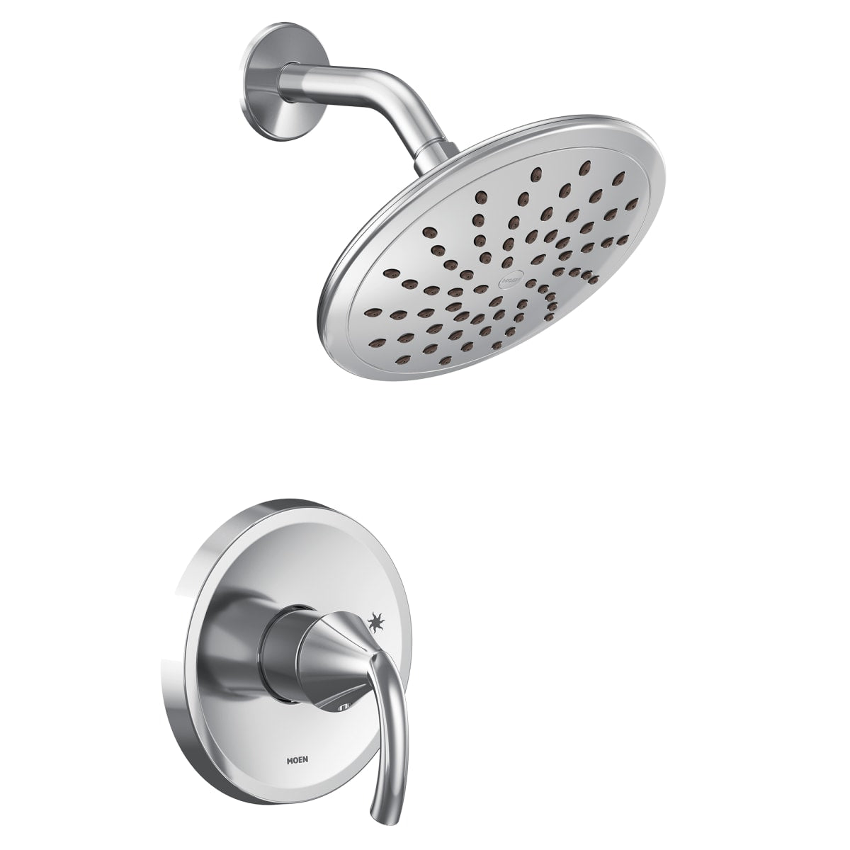 MOEN Moen UT2842EP Glyde M-Core 2-Series Eco Performance 1-Handle Shower Trim Kit in Chrome (Valve Sold Separately)