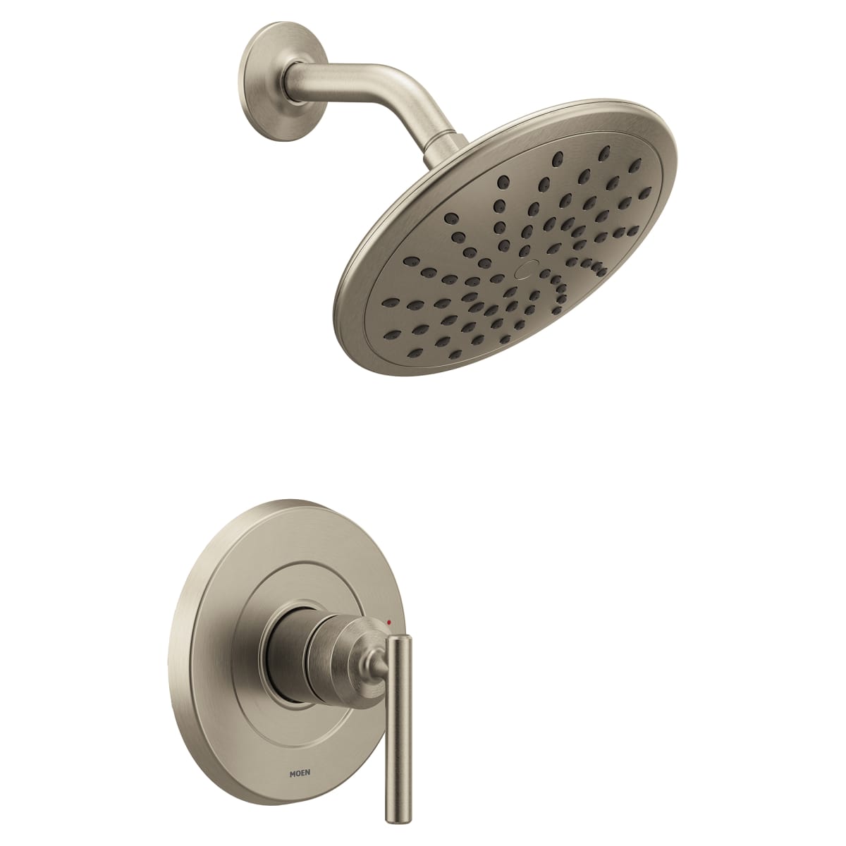 MOEN Moen UT3002EPBN Gibson M-CORE 2-Series Eco Performance 1-Handle Shower Trim Kit in Brushed Nickel (Valve Sold Separately)