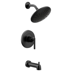 MOEN Moen UT3003EPBL Gibson M-CORE 2-Series Eco Performance 1-Handle Tub and Shower Trim Kit in Matte Black (Valve Sold Separately)