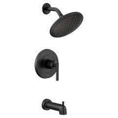 MOEN Moen UT3003EPBL Gibson M-CORE 2-Series Eco Performance 1-Handle Tub and Shower Trim Kit in Matte Black (Valve Sold Separately)