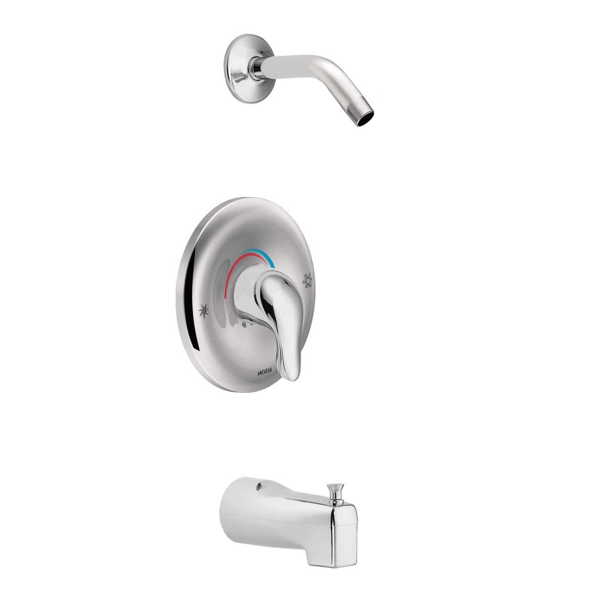 MOEN Moen TL183NH Chateau Single Handle Bathtub & Shower Faucet in Polished Chrome (Trim Only)