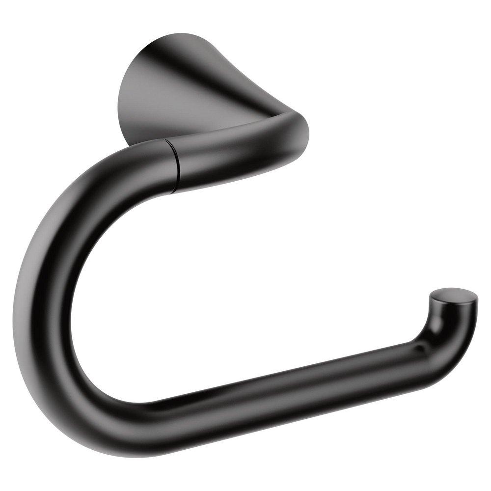 MOEN Moen YB2308BL Glyde Horizontal and Wall Mount Toilet Tissue Holder in Matte Black