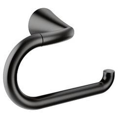 MOEN Moen YB2308BL Glyde Horizontal and Wall Mount Toilet Tissue Holder in Matte Black