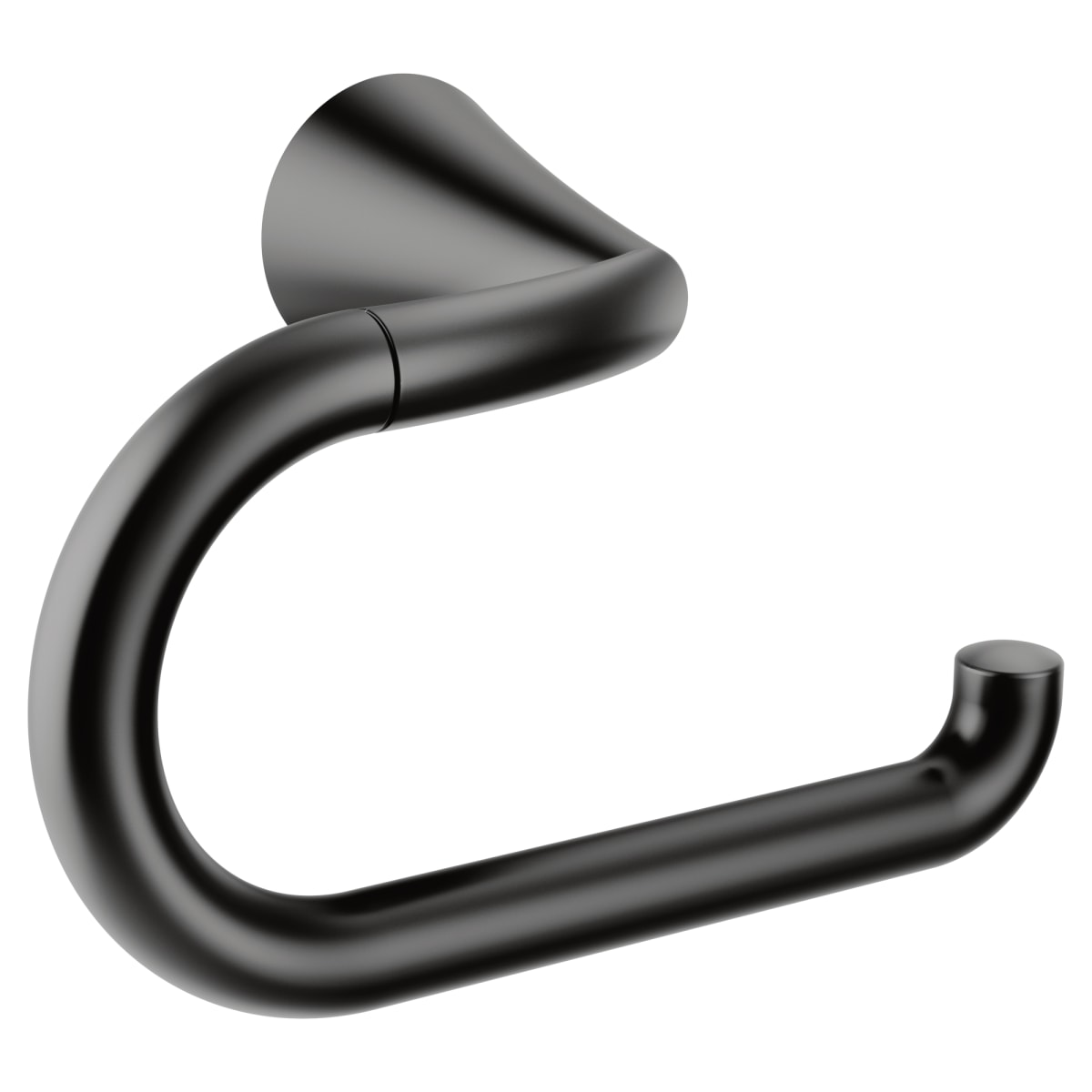 MOEN Moen YB2308BL Glyde Horizontal and Wall Mount Toilet Tissue Holder in Matte Black
