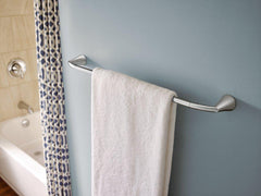 MOEN Moen YB2318BN Glyde 18 in. Towel Bar in Brushed Nickel