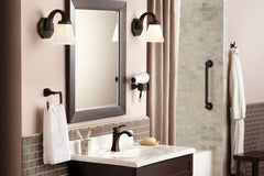 MOEN Moen YB5186ORB Voss Rectangular Open Towel Ring in Oil Rubbed Bronze