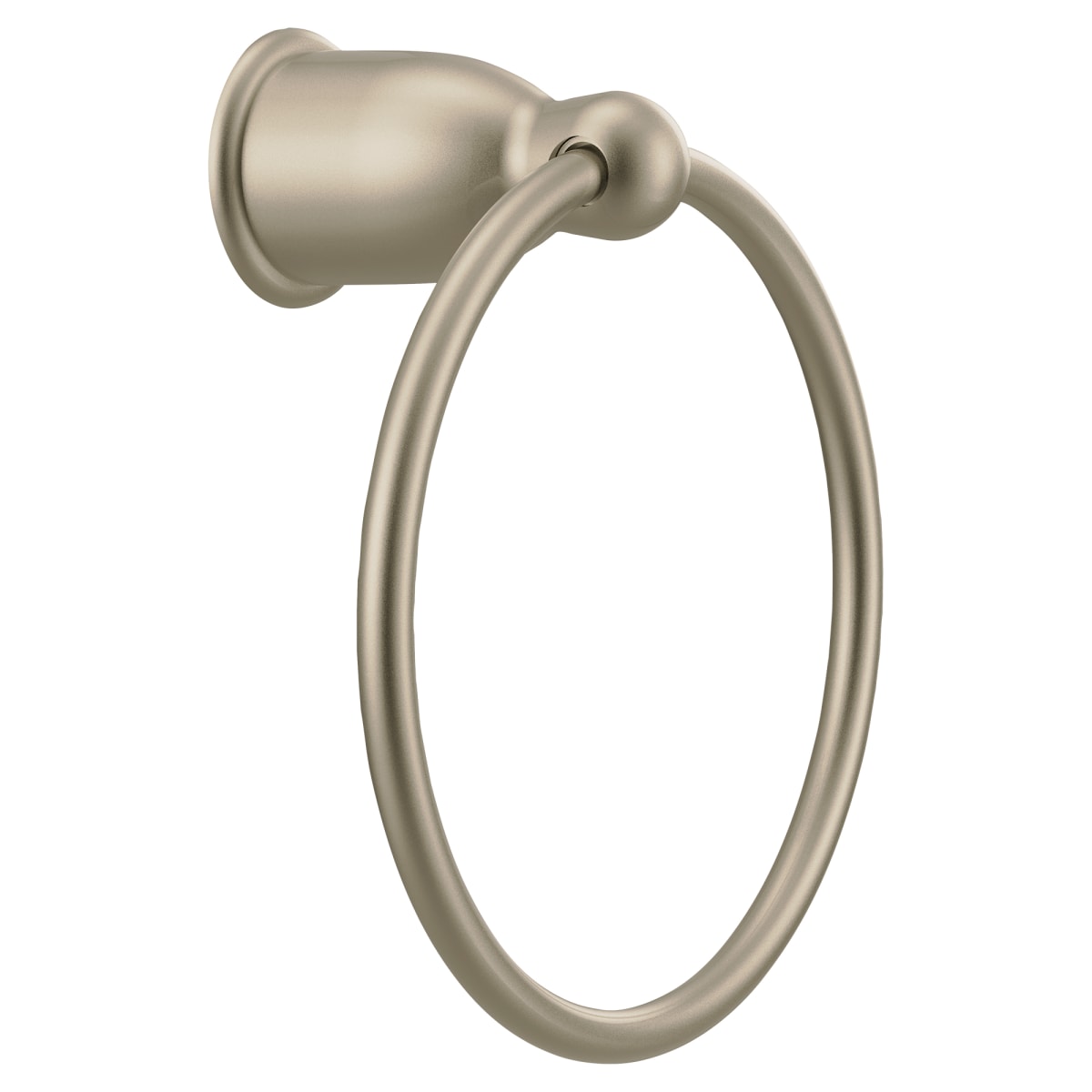 MOEN Moen YB8086SN Mason Round Closed Towel Ring in Satin Nickel