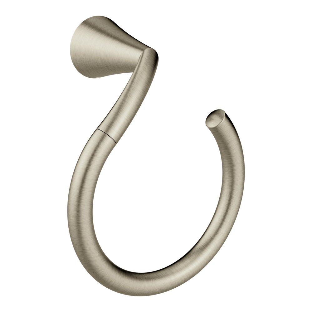 MOEN Moen YB2386BN Glyde Towel Ring in Brushed Nickel