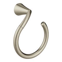 MOEN Moen YB2386BN Glyde Towel Ring in Brushed Nickel