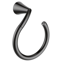 MOEN Moen YB2386BL Glyde Round Open Towel Ring in Matte Black