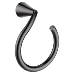 MOEN Moen YB2386BL Glyde Round Open Towel Ring in Matte Black