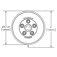 SPEAKMAN Speakman S-3010 Neo Multi Function Showerhead in Polished Chrome