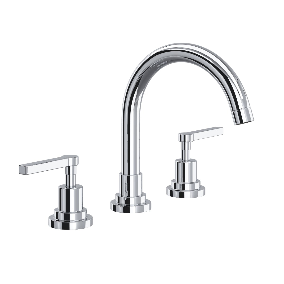 ROHL Rohl A2228LMAPC-2 Lombardia Two Handle Widespread Bathroom Sink Faucet In Polished Chrome