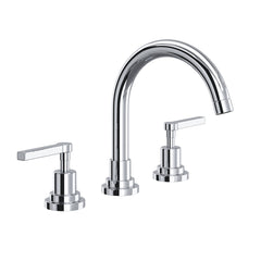 ROHL Rohl A2228LMAPC-2 Lombardia Two Handle Widespread Bathroom Sink Faucet In Polished Chrome