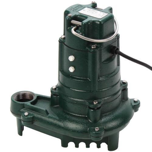 ZOELLER Zoeller 137-0002 Flow-Mate 1-1/2 in 115V 10.7A 1/2 hp 93 gpm NPT Cast Iron Effluent Pump