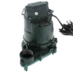 ZOELLER Zoeller 53-0032 Mighty-Mate 1/3 HP 115V Cast Iron Submersible Sump/Effluent Pump with Variable Level Float Switch BN53