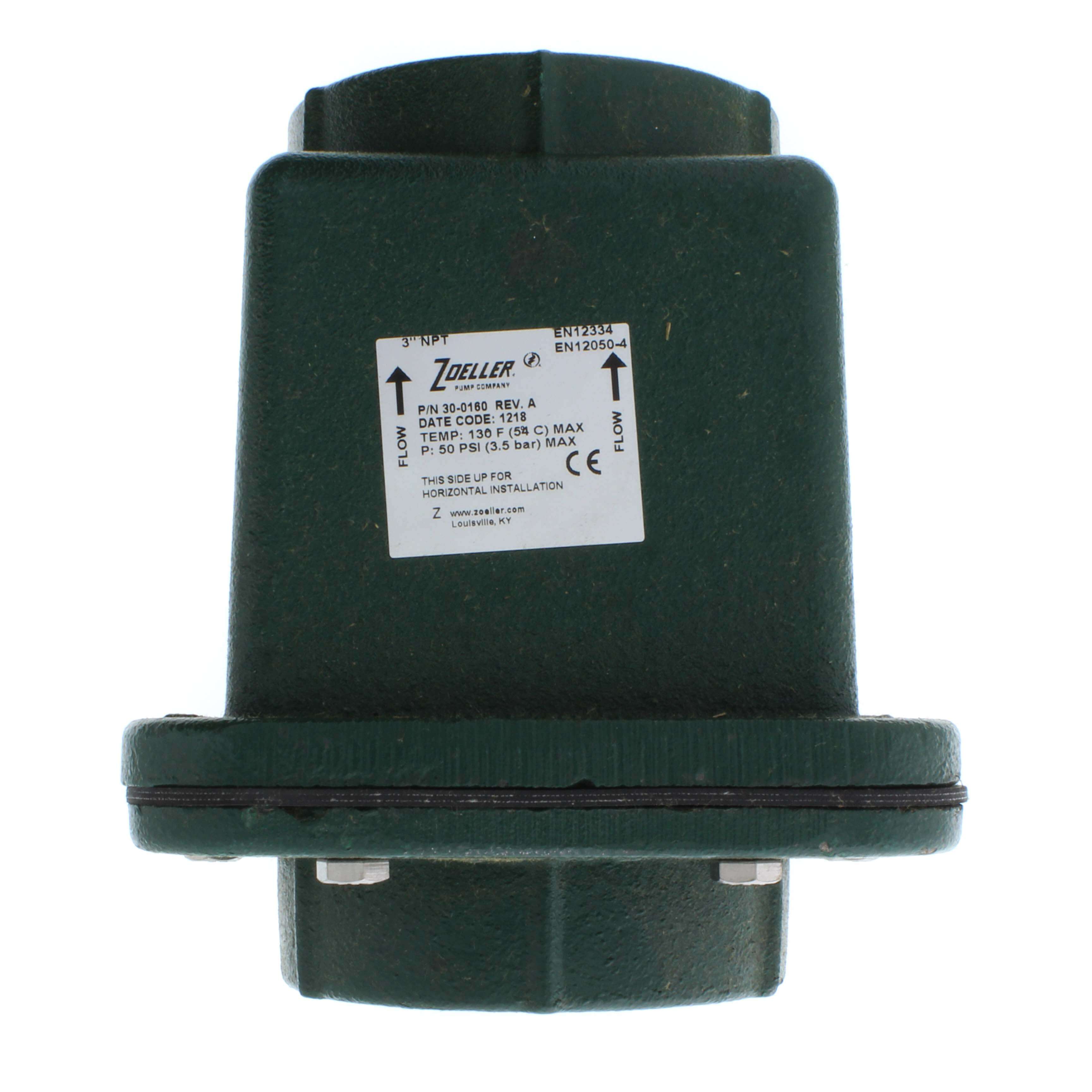 ZOELLER Zoeller 30-0160 3 in. FNPT Cast Iron Check Valve