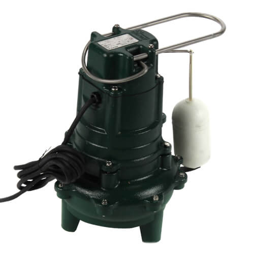 ZOELLER Zoeller 266-0001 Waste-Mate 2 in. 1/2 hp Sewage Pump with Mechanical Float Switch