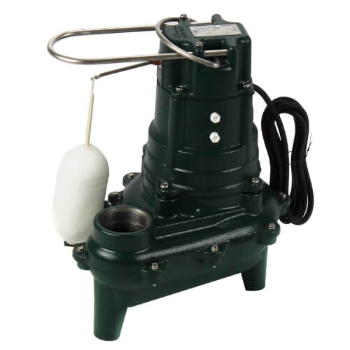 ZOELLER Zoeller 266-0001 Waste-Mate 2 in. 1/2 hp Sewage Pump with Mechanical Float Switch