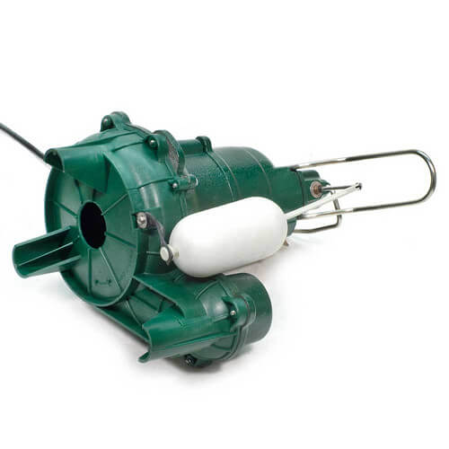 ZOELLER Zoeller 264-0005 Waste-Mate 2 in. 115V 9.4A 2/5 hp 90 gpm NPT Cast Iron Sewage Pump