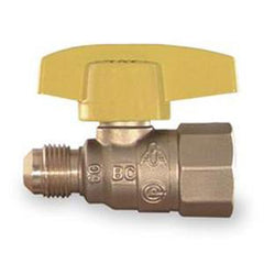 BRASSCRAFT Brasscraft TBV8-8 1/2 in. Brass Flare x FIPT Quarter Turn T-Handle Gas Ball Valve