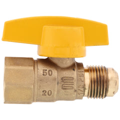 BRASSCRAFT Brasscraft TBV8-8 1/2 in. Brass Flare x FIPT Quarter Turn T-Handle Gas Ball Valve