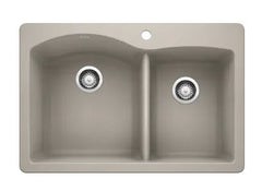 BLANCO Blanco 442744 Diamond Silgranit 1-3/4 Bowl Dual Mount Kitchen Sink