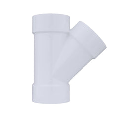 CHARLOTTE PIPE Charlotte Pipe 03611 6 Wye - Hub x Hub x Hub - PVC DWV