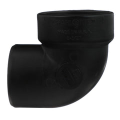 CHARLOTTE PIPE Charlotte Pipe ABS-00333-0600 1-1/2 1/4 Bend - 90 Deg - Elbow (Vent) - Ftg x Hub