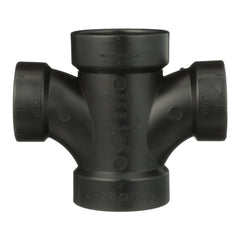 CHARLOTTE PIPE Charlotte Pipe 02968 2x2x1-1/2x1-1/2 Sanitary Tee - Hub x Hub x Hub x Hub - ABS DWV