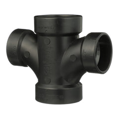 CHARLOTTE PIPE Charlotte Pipe 02968 2x2x1-1/2x1-1/2 Sanitary Tee - Hub x Hub x Hub x Hub - ABS DWV
