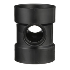 CHARLOTTE PIPE Charlotte Pipe ABSF-400.200-DST-A 4x4x2x2 Sanitary Tee Hub x Hub x Hub x Hub