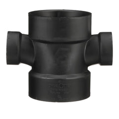 CHARLOTTE PIPE Charlotte Pipe ABSF-400.200-DST-A 4x4x2x2 Sanitary Tee Hub x Hub x Hub x Hub
