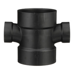CHARLOTTE PIPE Charlotte Pipe ABSF-400.200-DST-A 4x4x2x2 Sanitary Tee Hub x Hub x Hub x Hub