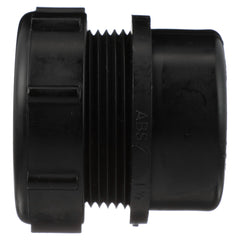 CHARLOTTE PIPE Charlotte Pipe ABSF-150-MTA-A 1-1/2 Trap Adapter (Male) - Ftg x MIP - ABS DWV - w/ Plastic Nut