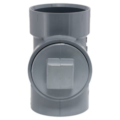 CHARLOTTE PIPE Charlotte Pipe AW-444XC_3IN 3 Cleanout Tee - Hub x Hub x FIP ABS