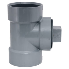 CHARLOTTE PIPE Charlotte Pipe AW-444XC_3IN 3 Cleanout Tee - Hub x Hub x FIP ABS