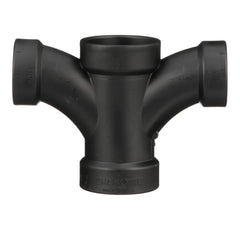 CHARLOTTE PIPE Charlotte Pipe ABS-500_2X2X1-1/2X1-1/2 Double Fixture Fitting - Hub x Hub x Hub x Hub - ABS DWV