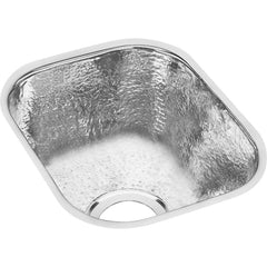 ELKAY Elkay SCUH1012SH Gourmet® 12 x 14 in. Undermount Stainless Steel Bar Sink in Hammered Mirror