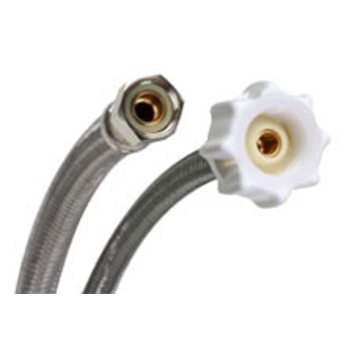FLUIDMASTER Fluidmaster B4T12U 3/8 in x 1/2 in x 12 in Braided Stainless Toilet Flexible Water Connector