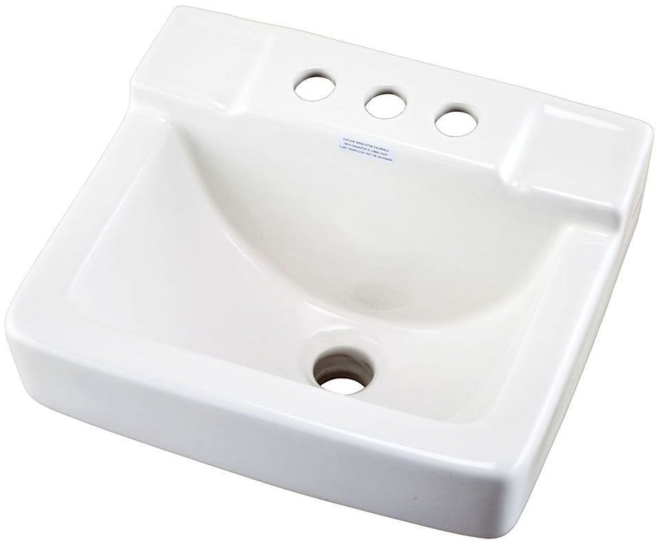 GERBER PLUMBING Gerber Plumbing Fixtures G0012354 Wall Mount Ledge Sink 14 Inches