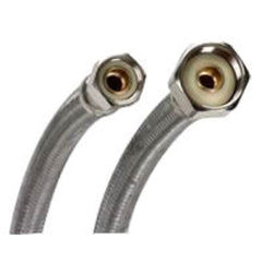 FLUIDMASTER Fluidmaster B4F24U Fits-All 24 In. L. Stainless Steel Faucet Connector