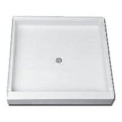 FLORESTONE Florestone 6032-1-WHT Shower Base White 1-Piece, Single Threshold Replacement MPN