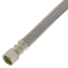 FLUIDMASTER Fluidmaster PRO1T12M Pro Series 3/8 x 7/8 x 12 in. Braided Stainless Toilet Flexible Water Connector
