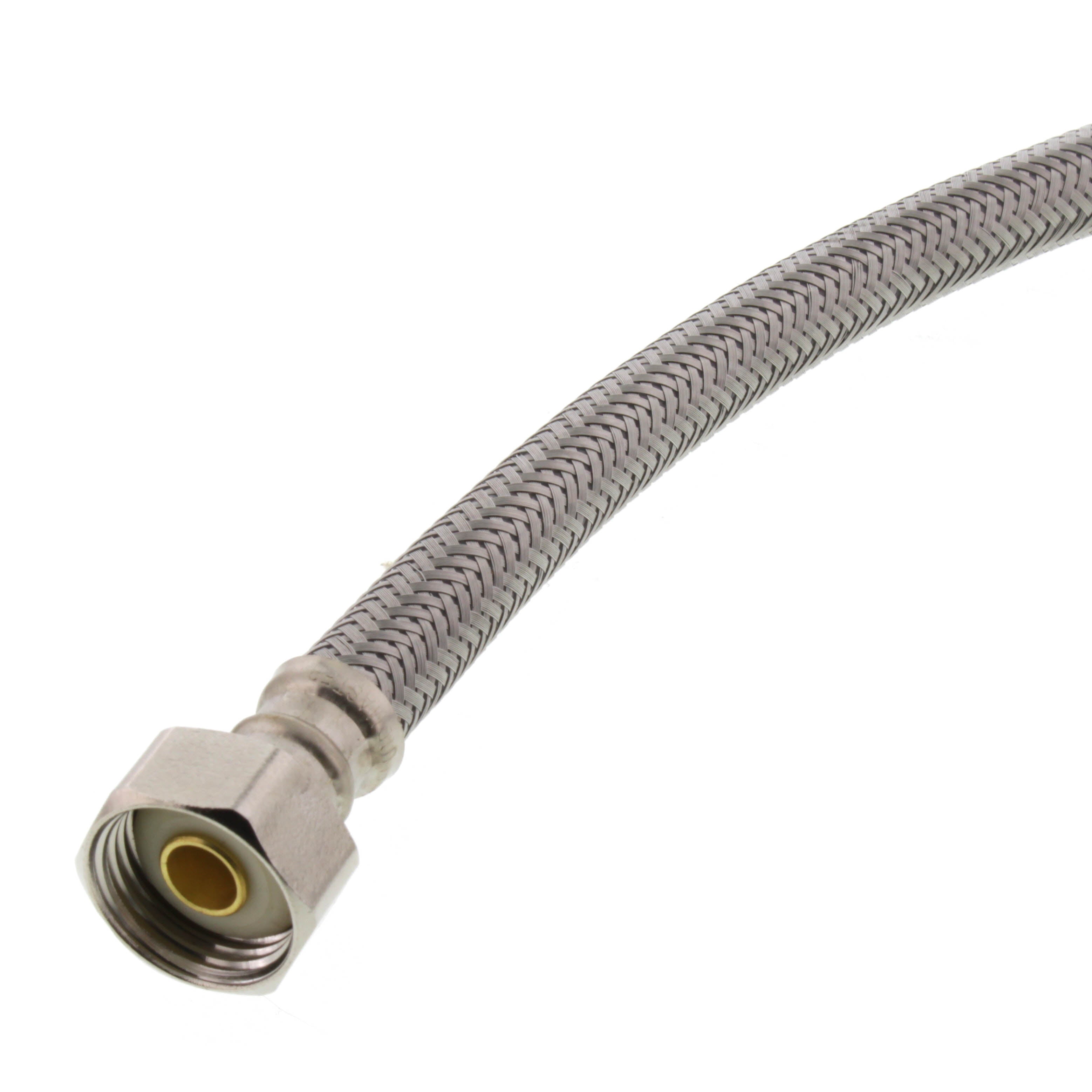 FLUIDMASTER Fluidmaster B4F16U Faucet Connector 16 In. L Stainless Steel - No Replacement MPN