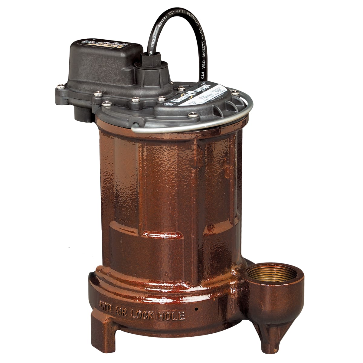 LIBERTY PUMPS 250-2 SUMP PUMP PARTS