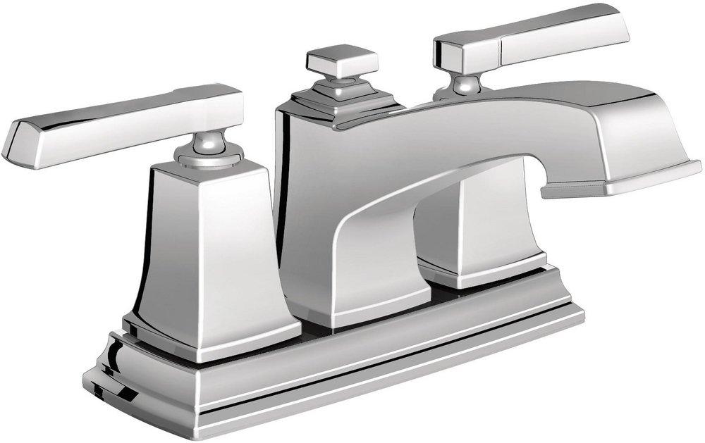 MOEN Moen 6010 Two Handle Centerset Bathroom Sink Faucet in Chrome