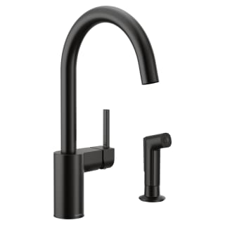 MOEN Moen 7165BL Align Matte Black One-Handle Kitchen Faucet
