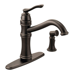 MOEN Moen 7245ORB Belfield Single Handle Kitchen Faucet with Side Spray