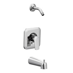 MOEN Moen T2813NH Rizon One Handle Posi-Temp Tub and Shower Faucet Trim Kit in Chrome